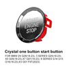 for BMW  Z4 G29 G20 X5 G05 X7 G07 G14 G15 G16 X3 G01 F97 Crystal Car Engine Start Button Ignition Cover Stop Switch Accessories