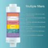 3 In 1 Shower Water Filter Chlorine Removal Protects Hair and Skin Universal Fit for Most Shower Heads Bathroom Water Filter