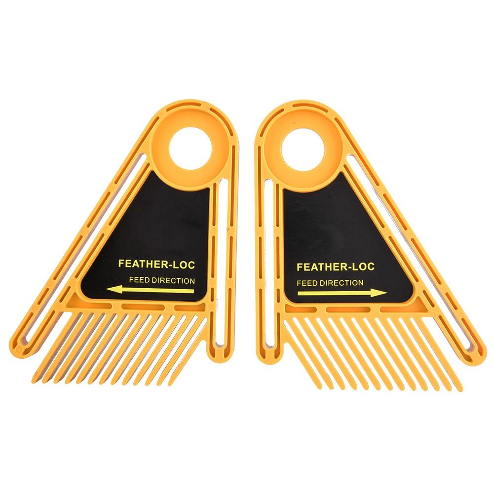 Plastic Double Featherboard For Trimmer Router Table Saw Woodworking Accessories