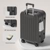 Stylish Women's Suitcase: Durable 20'' Pull-Handle, Large Capacity, Student-Friendly with Silent Wheels