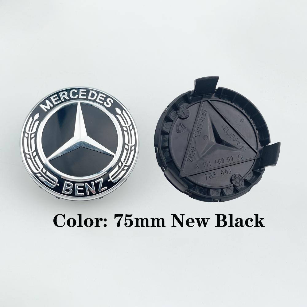 Car Sticker 1Pc 75mm Car Wheel Center Caps For Mercedes Benz W203 W204 W205 W212 W213 W222 W223 X253 W176 W177 C118 W166 W167 A