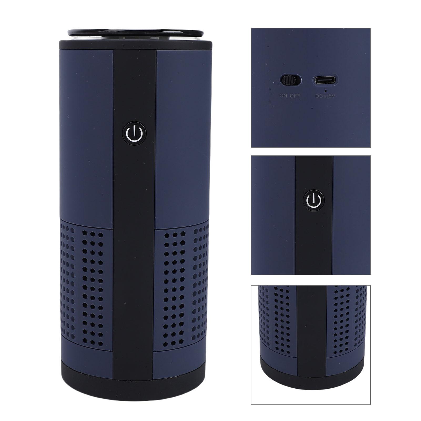 Portable   Purifier for Car Bedroom   Odor Removal   Clner USB Charging 360 Degree