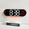 Large LED Wall Clock with Remote Control and Count Down Function 2 Alarms Temperature for Students and Professional