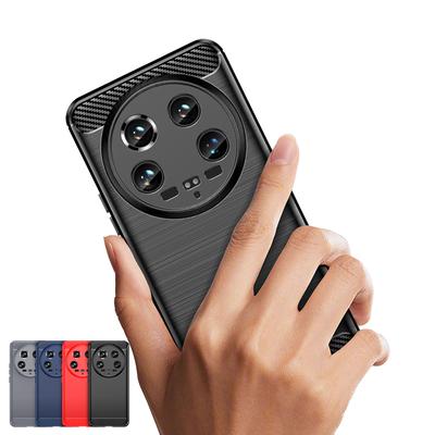 For Xiaomi 14 Ultra Case Xiaomi 14 Ultra Cover Brushed Rubber Phone Case Shockproof TPU Protective Back Cover Xiaomi 14 Ultra