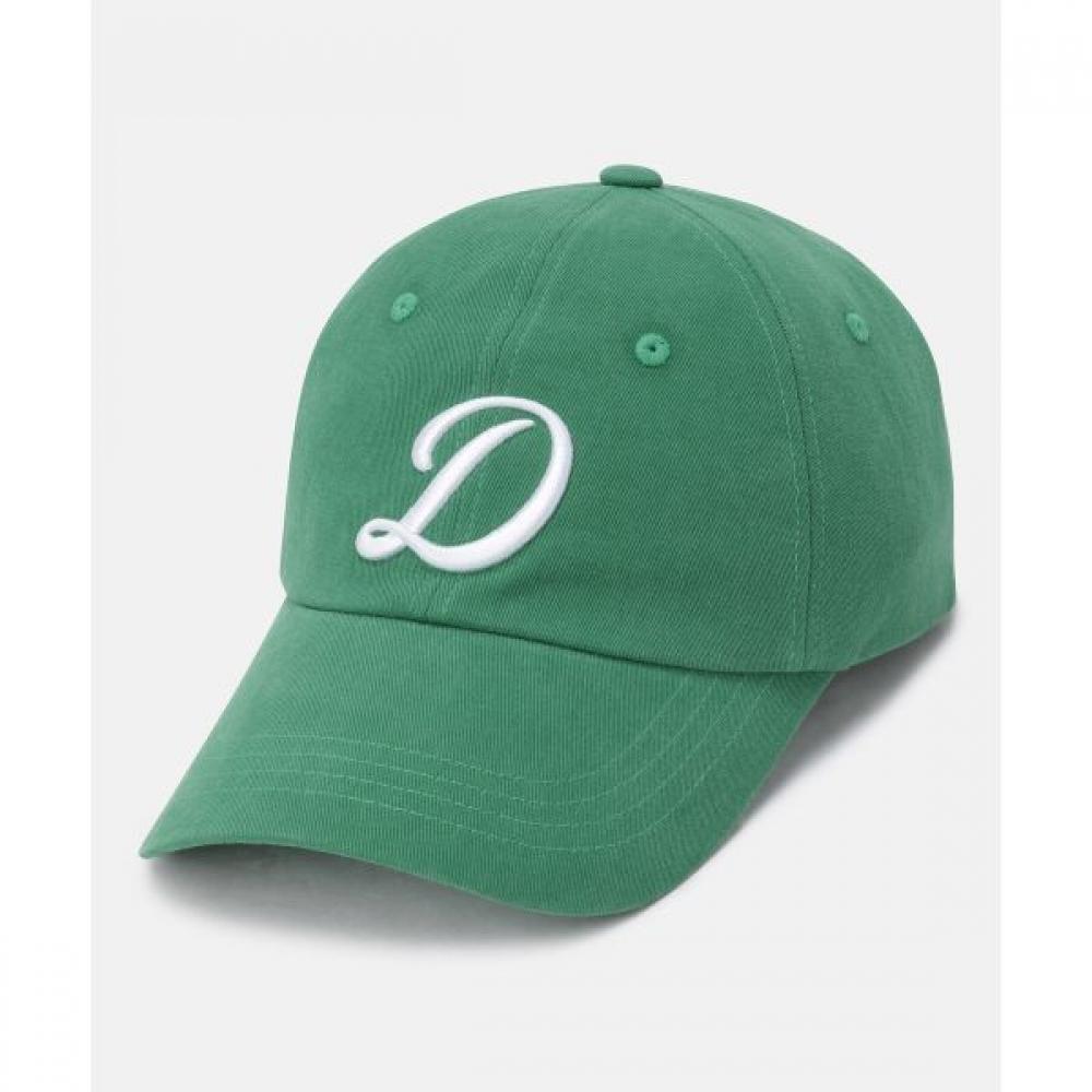 

Бейсболка с вышитым логотипом Descente Initials зеленого цвета GRN0GREEN/F
