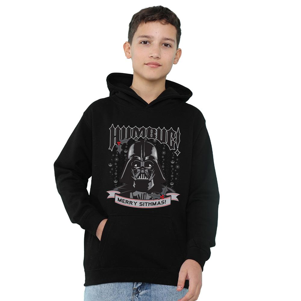 Disney Star Wars Childrens/Kids Humbug Merry Sithmas! Darth Vader Christmas Hoodie