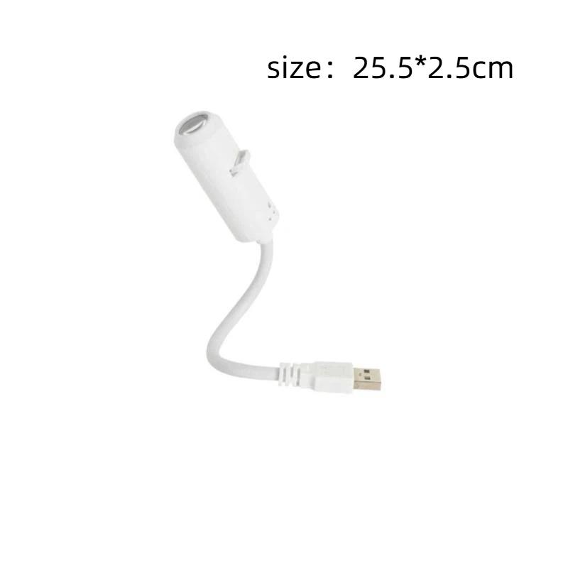 USB Проєктор Зіркового Неба 360° Обертовий Гнучкий Шланг Планета Галактика Проєкційне Світло З 3/6/12/24 Шт. Плівковими Слайдами Спальня