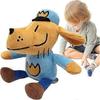 Adventure Series Detective Dog Plush Toy - Cute Puppy Plush Doll Cartoon Detective Dog Animation Peripheral Doll for Home Decor and Toys