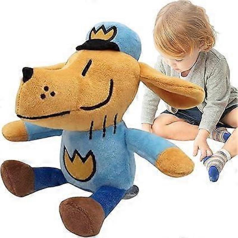 Adventure Series Detective Dog Plush Toy - Cute Puppy Plush Doll Cartoon Detective Dog Animation Peripheral Doll for Home Decor and Toys