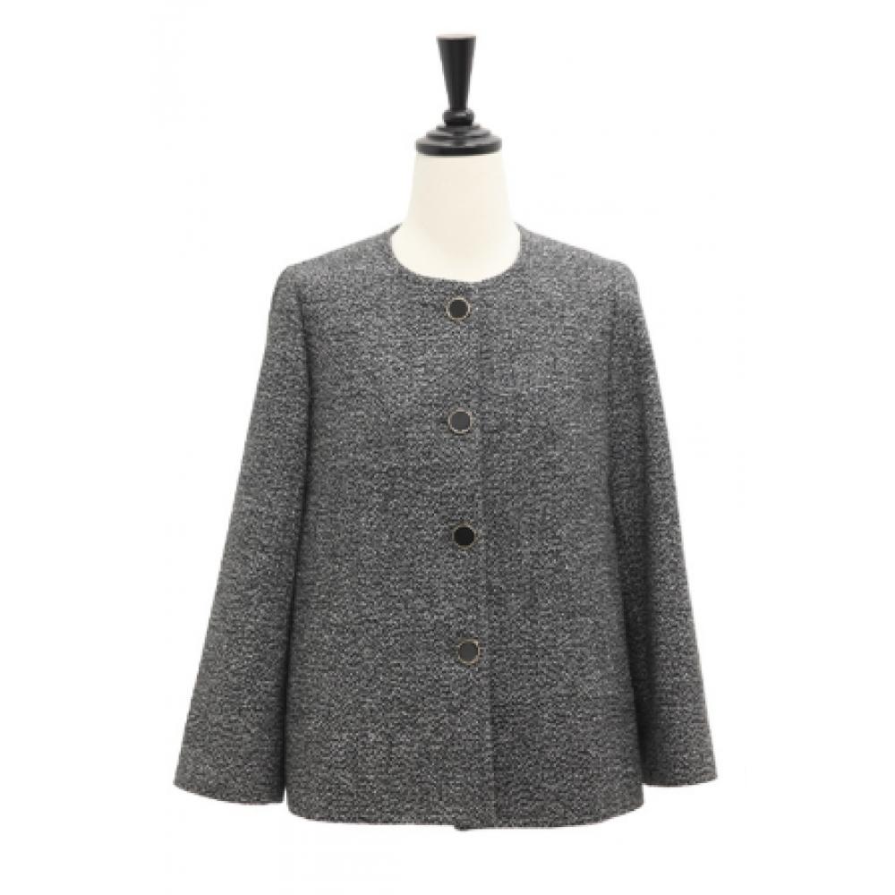 Shiz Madam Suit Jacket For 50s Mother Round Collar J31762