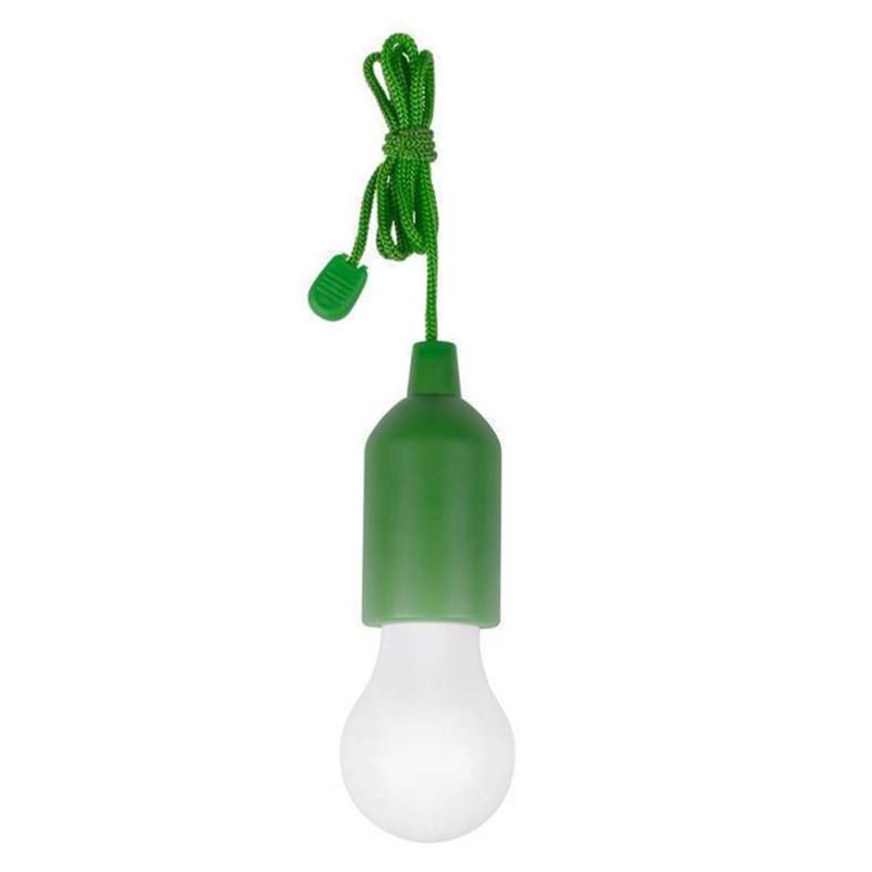 Red Blue Green Black White Orange Yellow Pink Pull Cord Camping Light Led Outdoor Camp Lamp