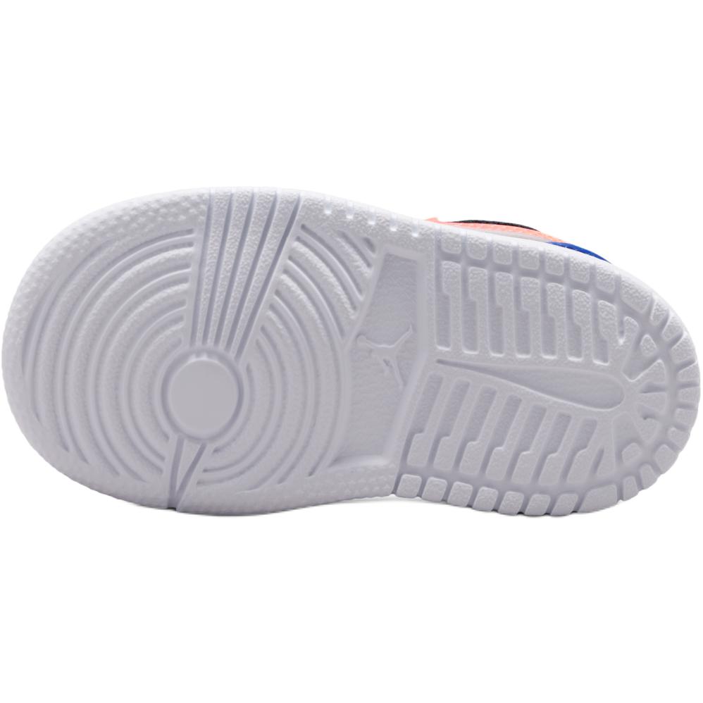 Jordan Air  1 Leather Comfortable Versatile Walker Shoes Baby sneaker White Black Blue II1251100