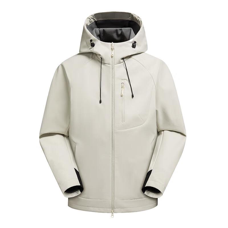 S.BATTIER Unisex Hooded Softshell Jacket EU 37