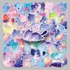 50 Hand-Painted Starry Sky Cat Stickers - Original Cute Decorations for Phone Journals