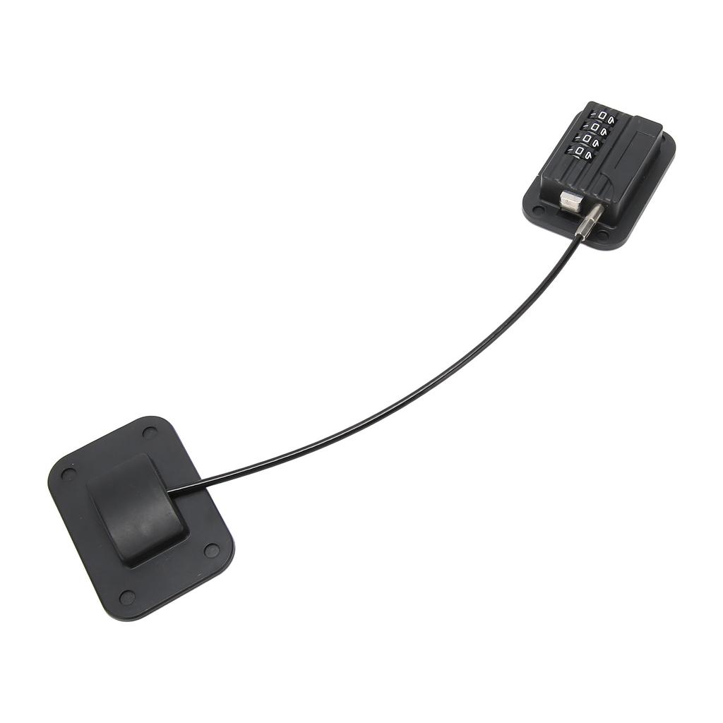 Refrigerator Lock Combination Design Plastic Stainless Steel Easy Mounting Freezer Lock for Family Office Appliance