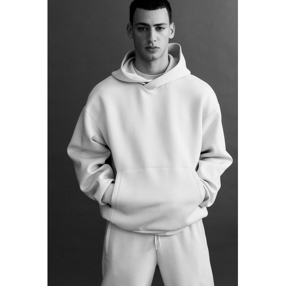 H M Sports Jogger Pants Regular Fit ligHt Beige