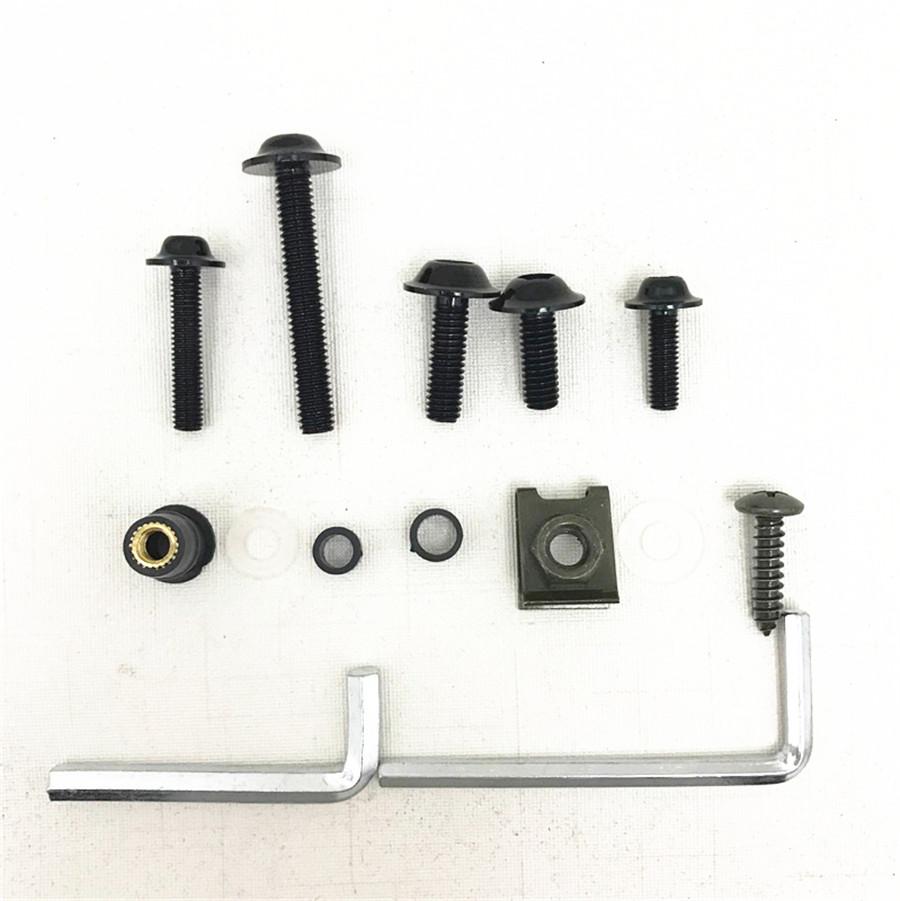 198pcs Universal Motorcycle Fairing Spring Screws Bolts Nuts Kit Fastener Clips Sportbike for Honda/Yamaha/Kawasaki/Suzuki