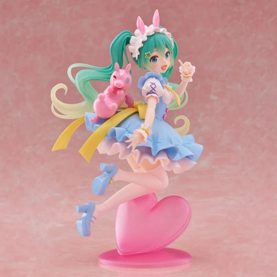 Hatsune Miku Rody Wonderland Anime PVC Action Figurine  AMP Fairy Tale Series Collectible Model Toy Birthday Gift for Fans