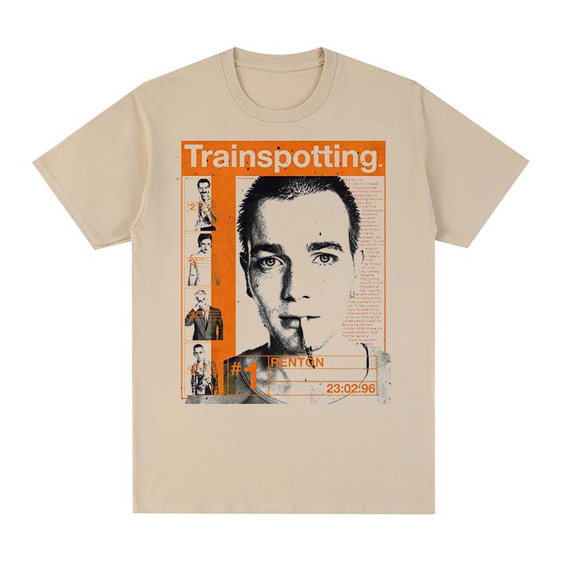 Trainspotting Vintage Tshirt New Retro Portrait Classic Design British Popular Cotton Men T Shirt New TEE TSHIRT Womens Tops