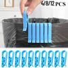 2-24pcs Waste Basket Can Fixation Clip Rubbish Bag Clips Practical Garbage Bag Anti-Slip Holder Clamp Snack Bag Sealing Tools