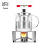 Shangming Heat-Resistant Glass Teapot with Stainless Steel Infuser