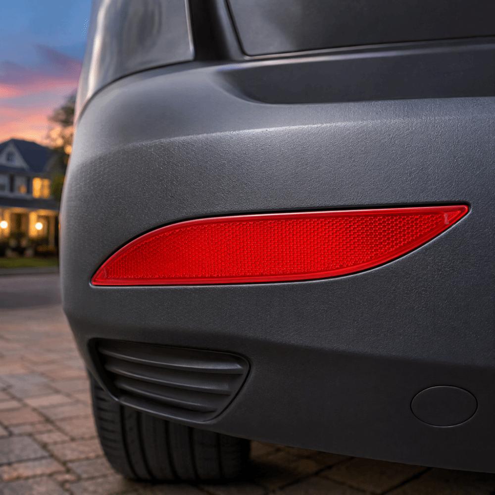 2PCS Rear Safety Reflective Lens for RENAULT MEGANE MK3 2008‑2013
