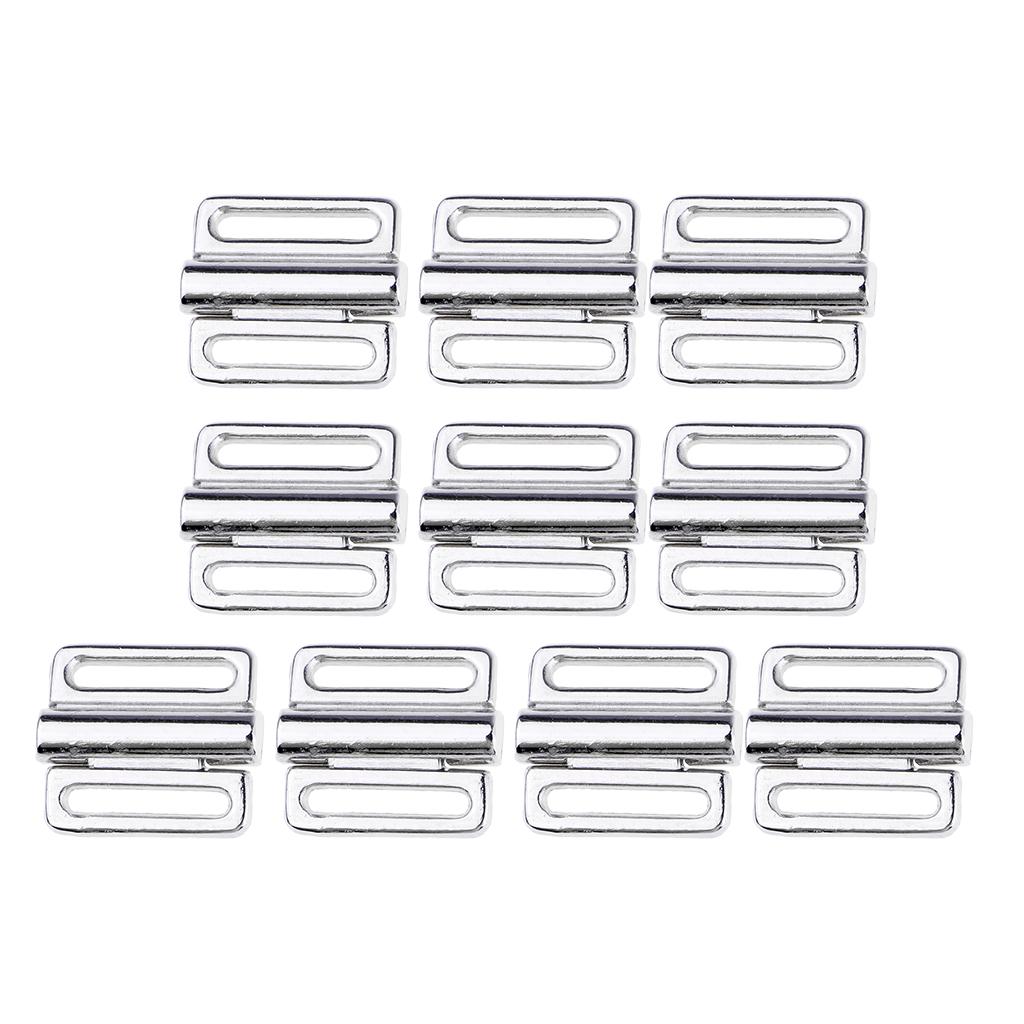 Metal Bra Strap Adjuster 25mm Bra Slide Buckle Rings for Zippers for Clothes and Bikini Accessories