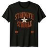 Strength In Strugle Focused On TShirt Retro Motivational Gift For Him And Her