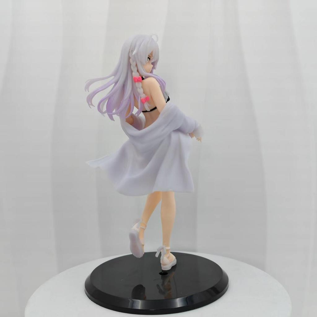 19cm Kawaii The Journey Elaina Sexy Cute Swimwear Figure Desktop Decoration Ornament Action Model Toys Gifts PVC of Kid Friendly Entertaining Fun Play