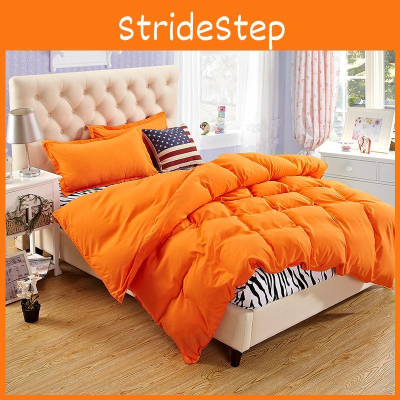 Elegant And Timeless Bedroom Pure Color Duvet Cover Pillowcases Quilt Cover Bedding Set