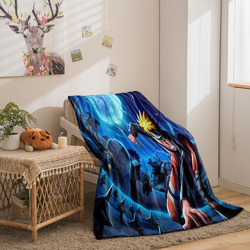 Card Series Double-Sided Flannel 3D Digital Printing Blanket Blanket