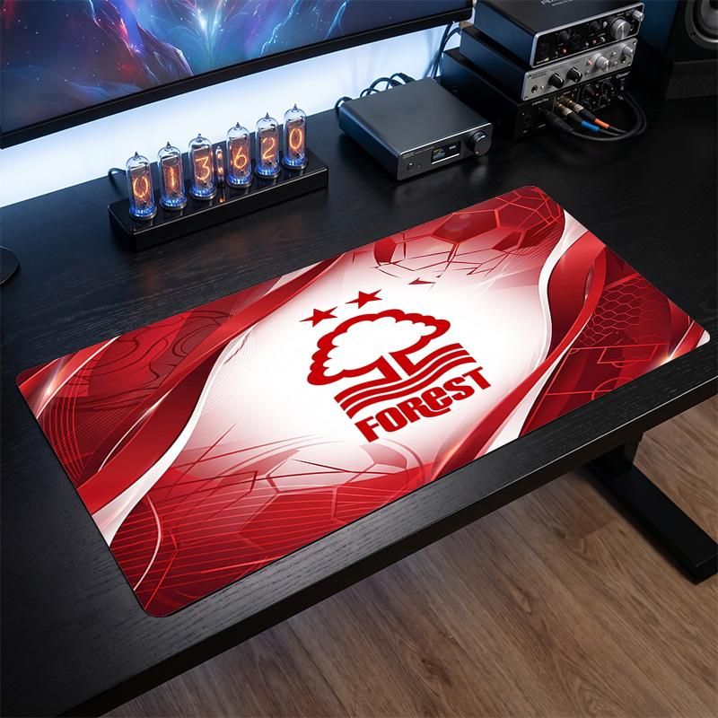 Nottingham Forest Voetbal Print Grote Muispad, Antislip Uitgebreide Gaming Bureau Mat voor Kantoor Thuis
