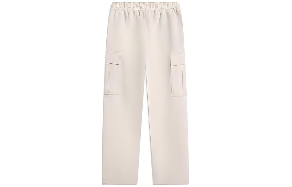 Li Ning Knitted Sweatpants Men's Sand Gravel Gray AKLU131-3