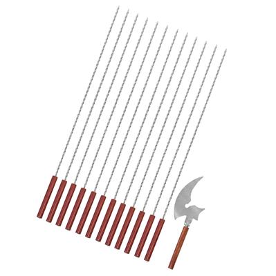 Captain Stag BBQ Skewer Skewer Cutter Set (CAPTAIN STAG) 13-piece UG-3500