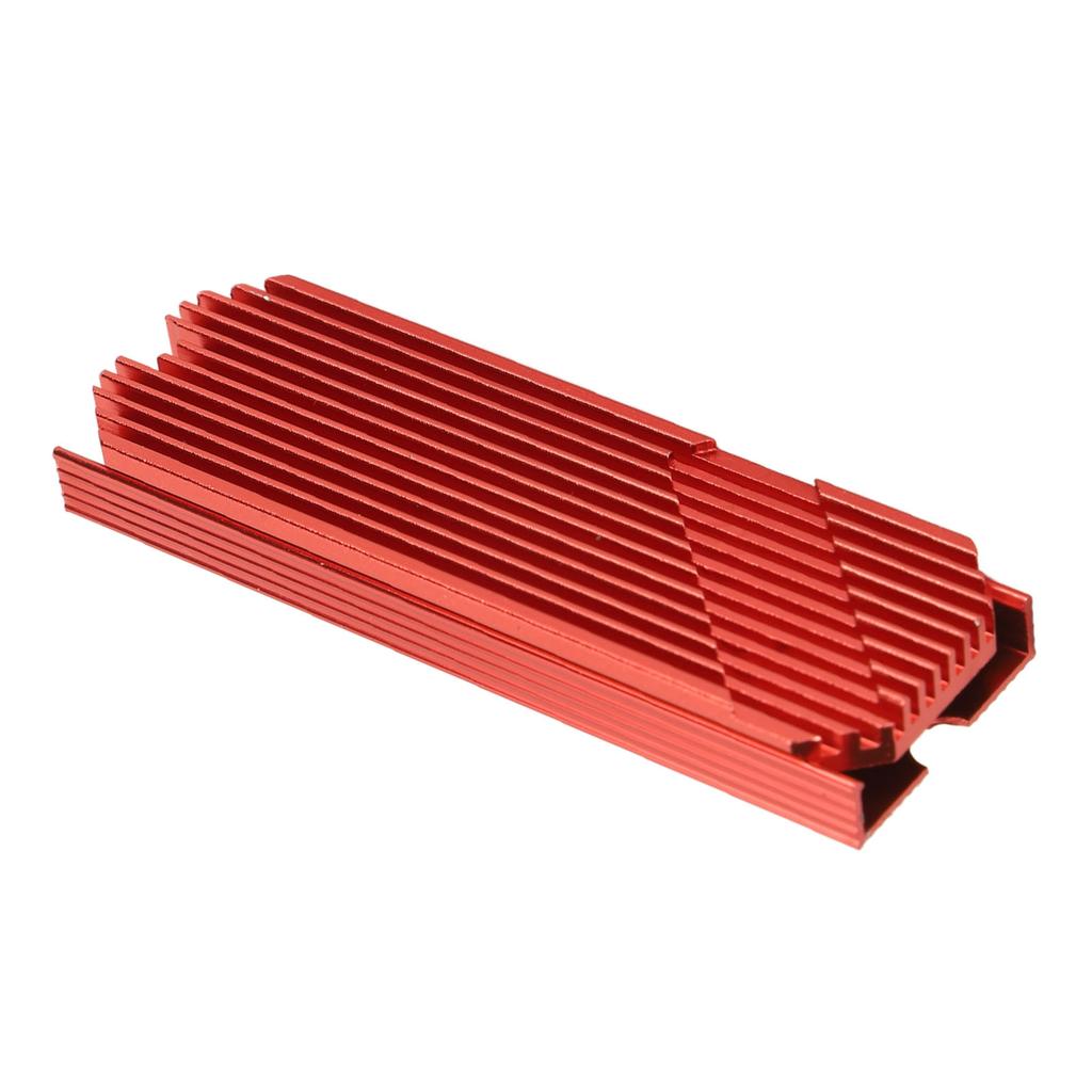 M.2 2280 SSD Heatsink Anodized Aluminium Alloy Fast Heat Conduction M.2 2280 SSD Cooler for Desktop Computer