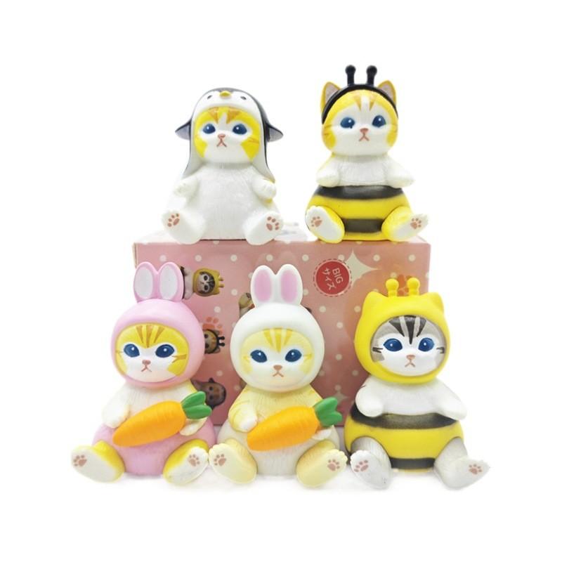 Adorable Animal Costume Series 3 Rabbit Penguin Bee Headgear Figurine Collection