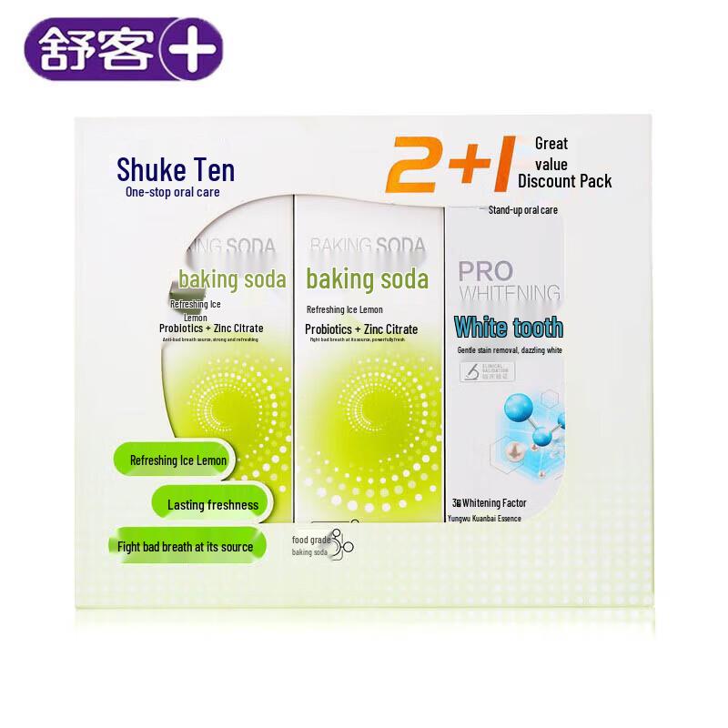 Sakura Baking Soda Icy Mint Lemon Toothpaste Value Pack