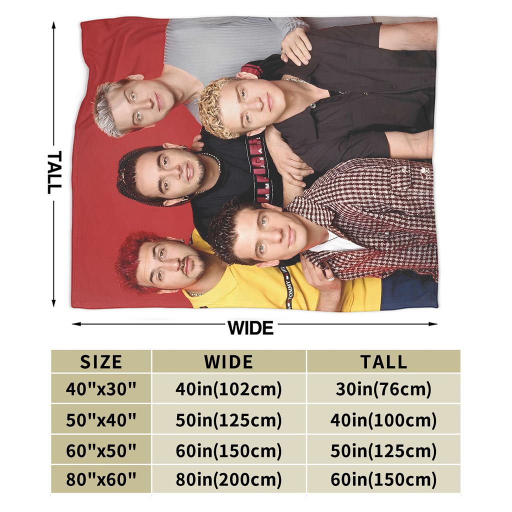 Backstreet Boys Fan Blankets Quality Super Warm Throw Blanket Winter Decorative Living Room Pattern Bedspread