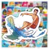 Stickers Waterproof Stickers Car Camping Stickers Hawaiian 100 Surf Stickers Set