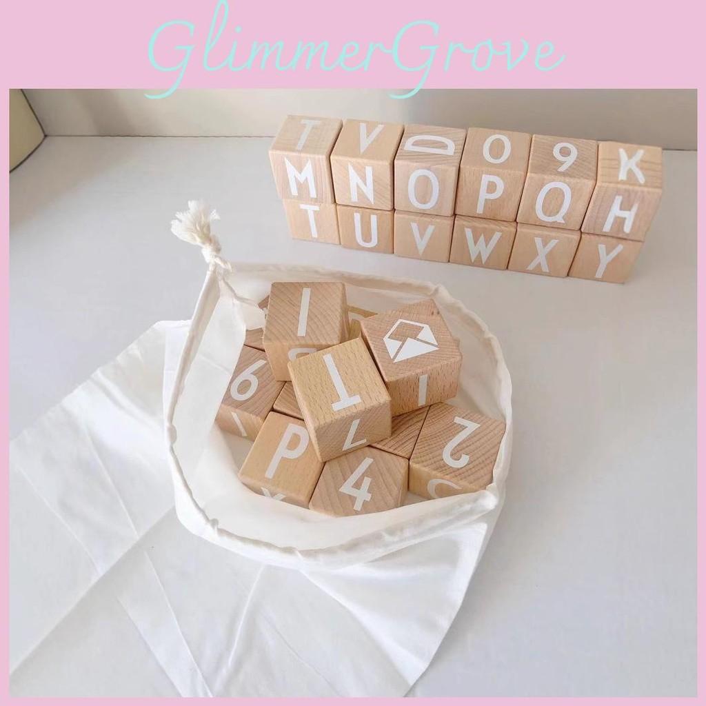 Letter Cube 26 Building Block Children Puzzle Toy Set For Interaction Kid