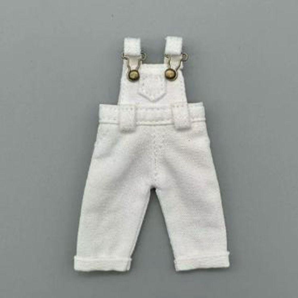 Mini Cute Jeans Trousers Shirt Denim Pants T-shirt Tops for 1/12 BJD Dolls for ob11 ymy dolls