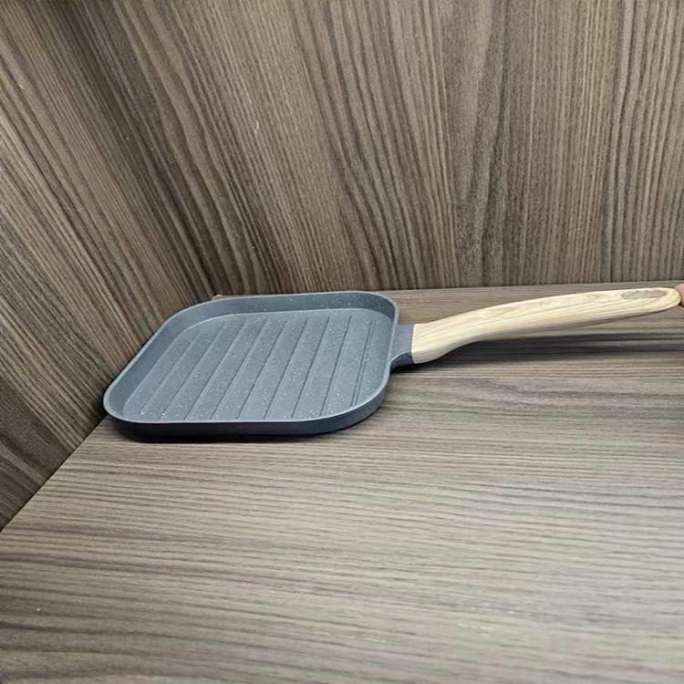 Maifanshi Four Hole Frying Pan Flat Bottomed Non Stick Steak Cooking Pots Egg Frying Pan Multifunctional Kitchens Accessories