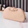 Women Girl Formal Evening Bag with Chain Banquet Purse Female Cocktail Handbag