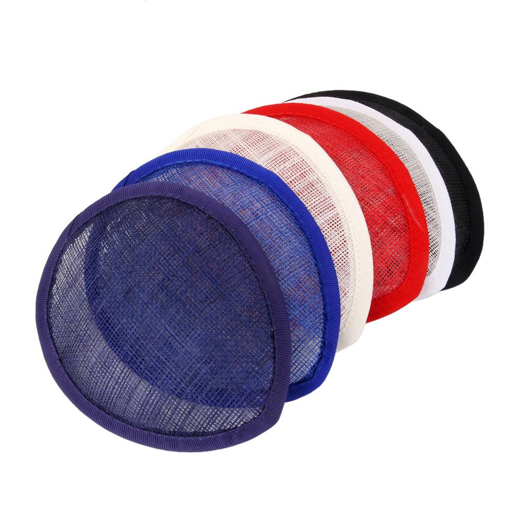 2pcs Hat Fascinator Millinery Base TearDrop Craft DIY 13cm 6 Color