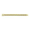 Herren Hip-Hop Kubanisches Armband mit Strasssteinen - 12 mm breit Diamantenstil