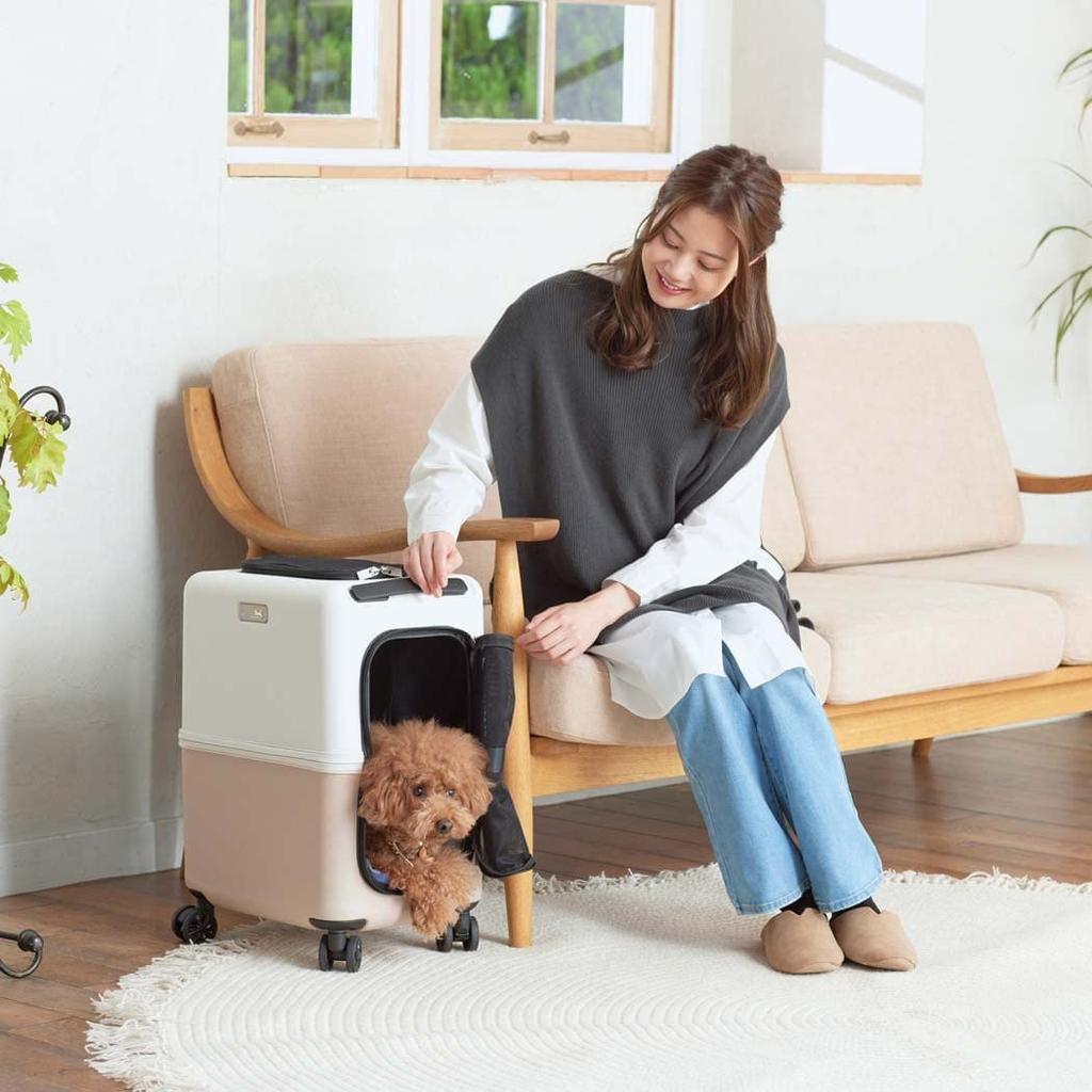 PETiCO Pet Smooth Machine Cushion, Reversible, Mesh, Washable, 3900-L-WH (White)