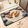 3D Visual Fish Print Floor Mat, Household Entrance Door Mat for The Hallway, Outdoor Durable and Stain-resistant Floor Mat, Foot Mat