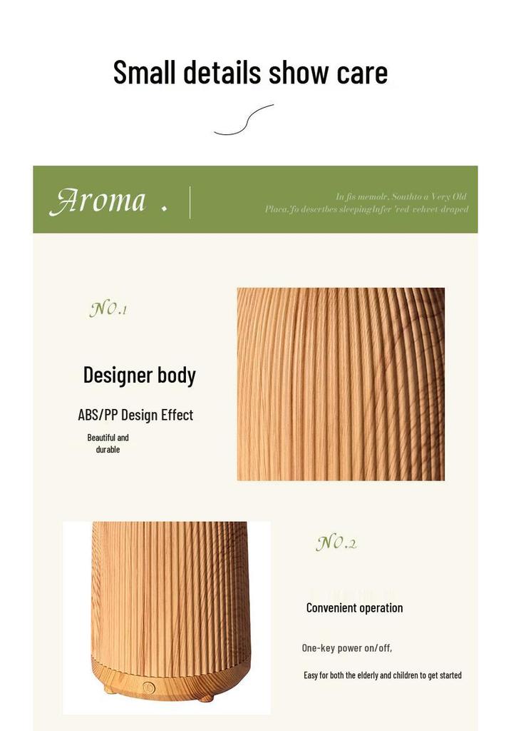 Aroma Diffuser & Humidifier: Bedroom Air Freshener for Sleep