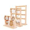 Creative Jewelry Storage Rack Wooden Bathroom Shelf Jewelry Display Stand  Stall Stand