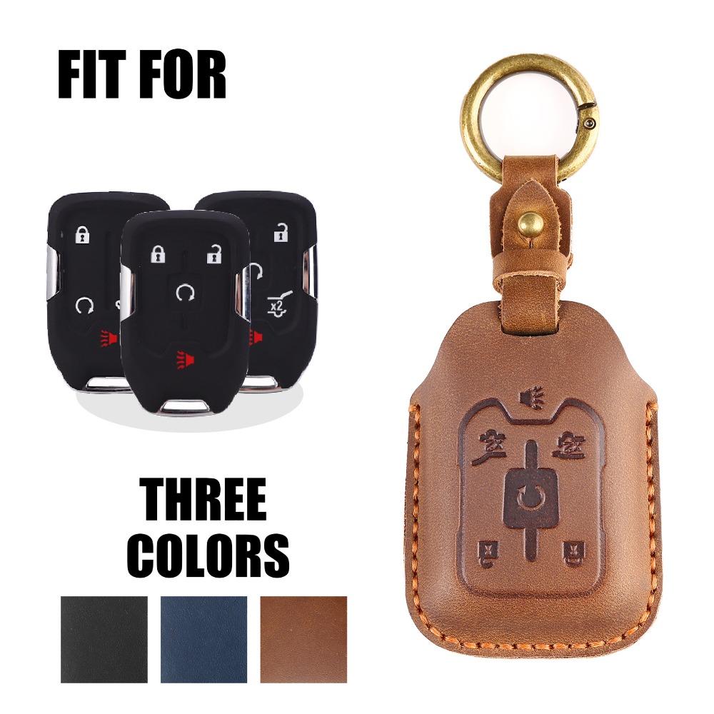Universal Car Key Cover for Chevy GMC Yukon Remote Key Fob Protector Durable Shell Case